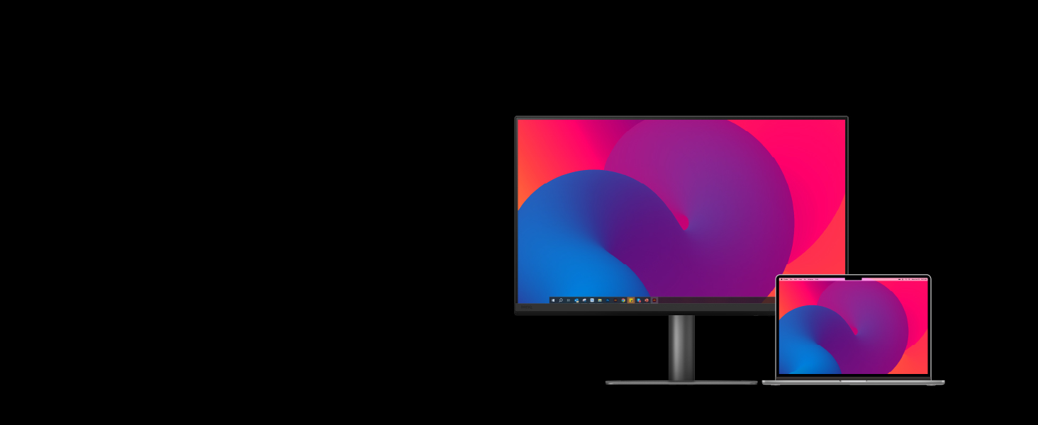 M-Book mode ensures color syncing for consistency. Perfectly matching Mac and MacBook Pro devices.