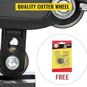 VEVOR Coupe-carrelage Manuel TG-02-1,2m Coupeur De Carrelage Manuel Pour Couper Les Materiaux En Pierre Y Compris Les Carreaux De Sol Normaux/les Carreaux Polis 16 Coupe-Carreaux Manuel de 1200 mm