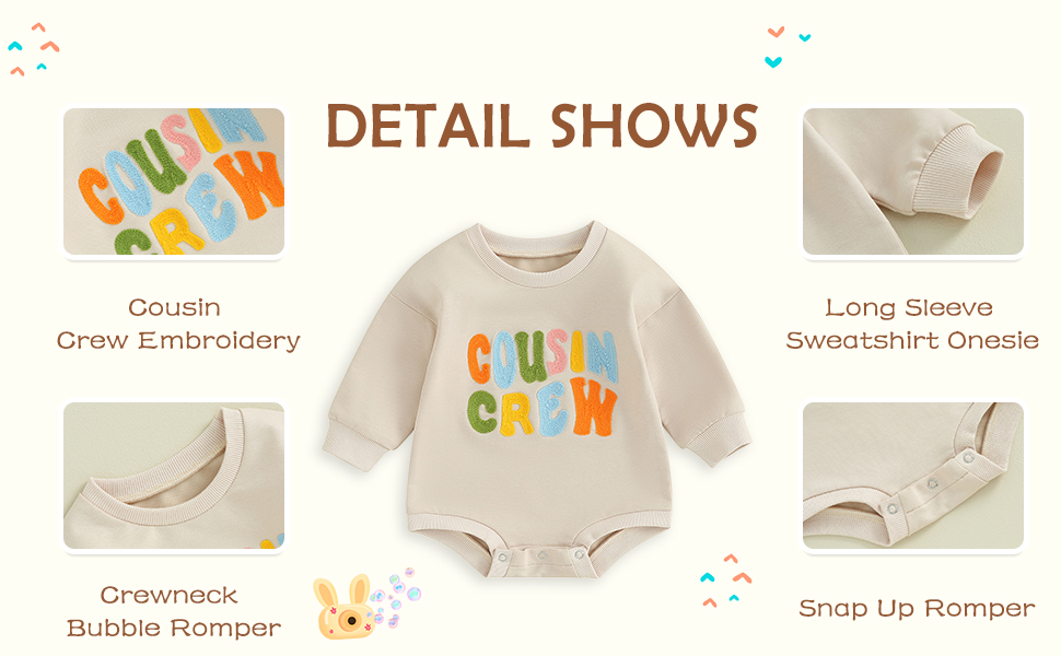 cousin crew romper