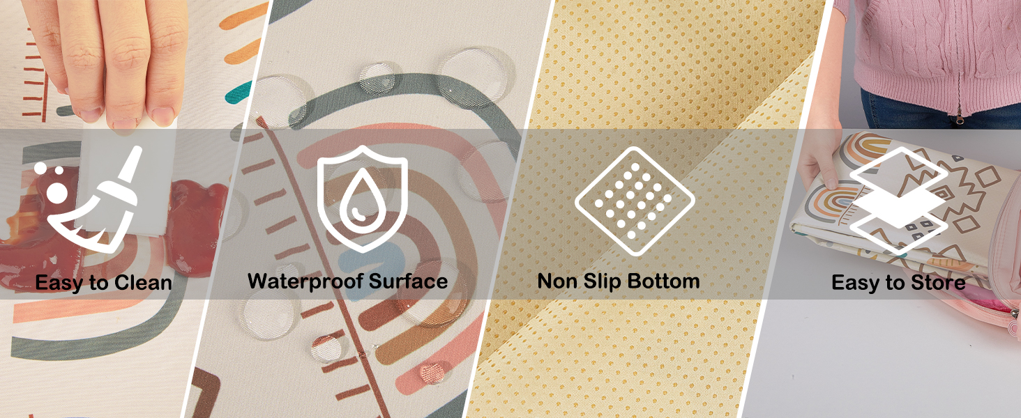 splat mat for under high chair