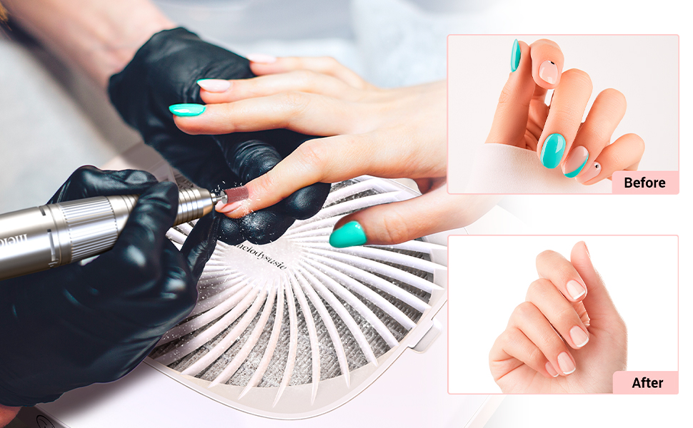 MelodySusie 100 Pcs Nail Drill Bits Sanding Bands for Nail Drill 80 Coarse Grit Nail