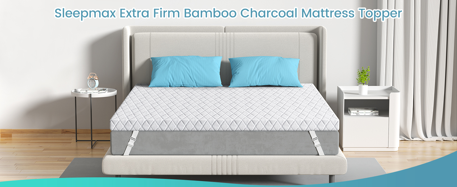 Sleepmax 4 Inch Firm Mattress Topper Queen Size Firm to