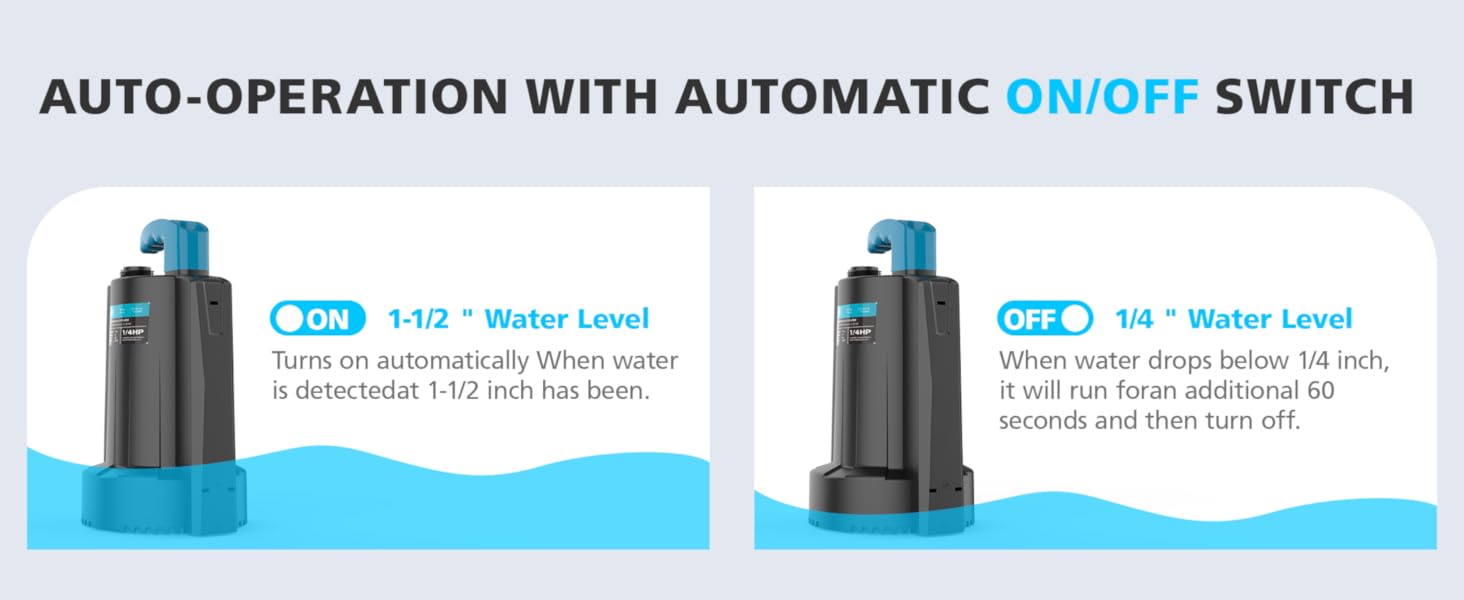 UTL-336PE-4N-Automatic Submersible Water Pump