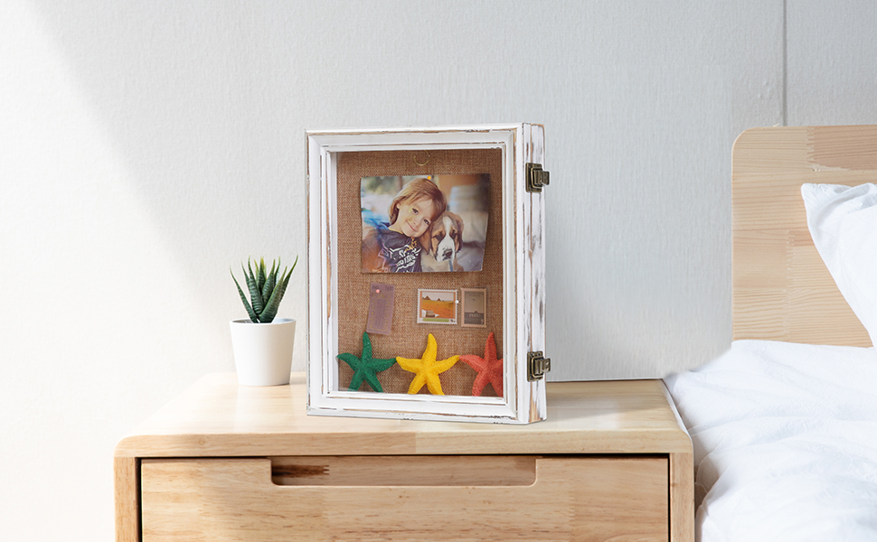 10x12 Shadow Box, Front Opening Shadow Box Frame with Lock