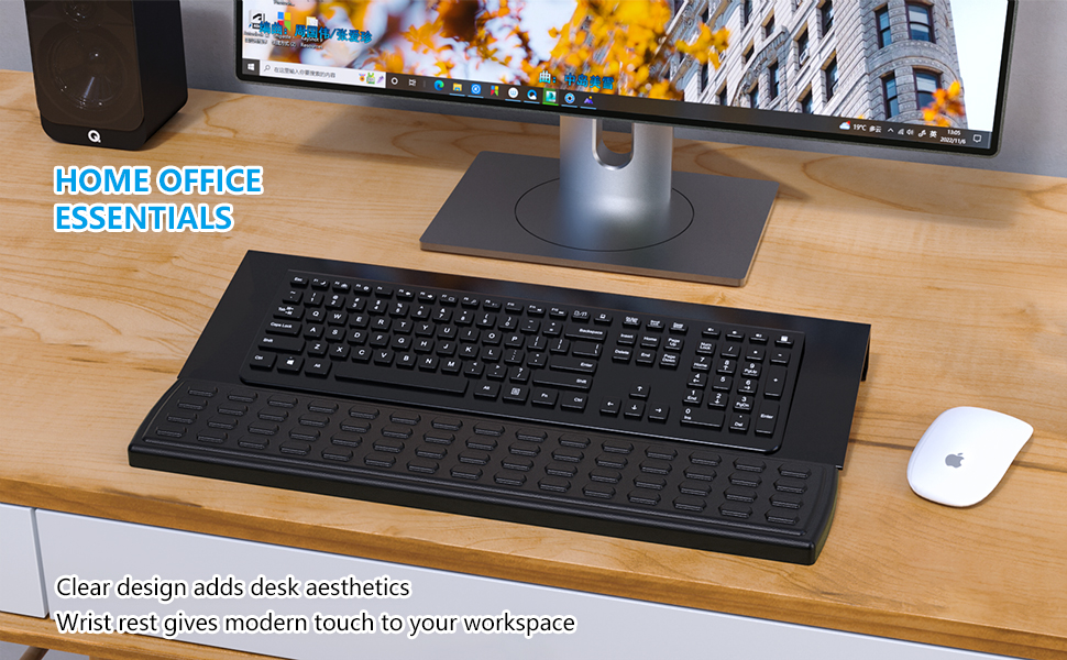 Laokiiy Computer Keyboard Stand, Acrylic Tilted Keyboard