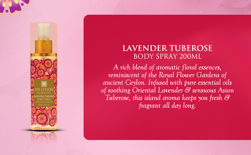 Amazon.com : SPA CEYLON Tuberose Body Spray | Fragrant Body