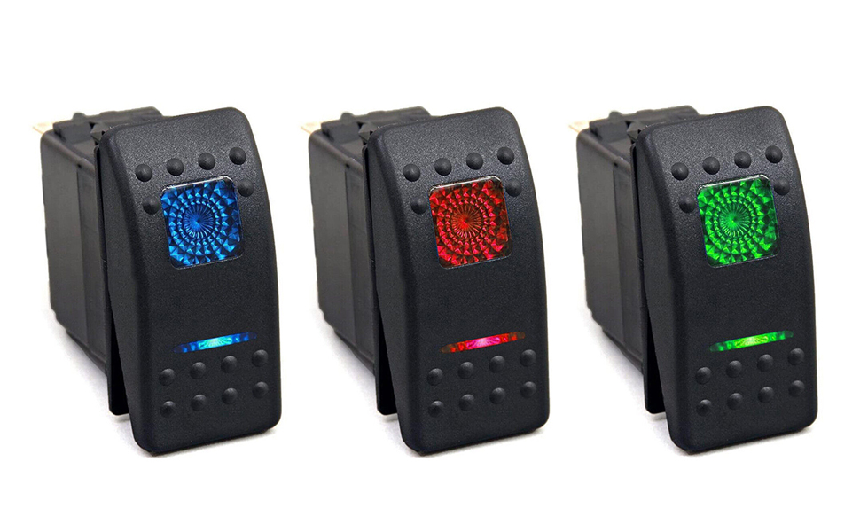 Amazon.com: FXC Momentary (On)/Off Rocker Switch 5Pin Laser