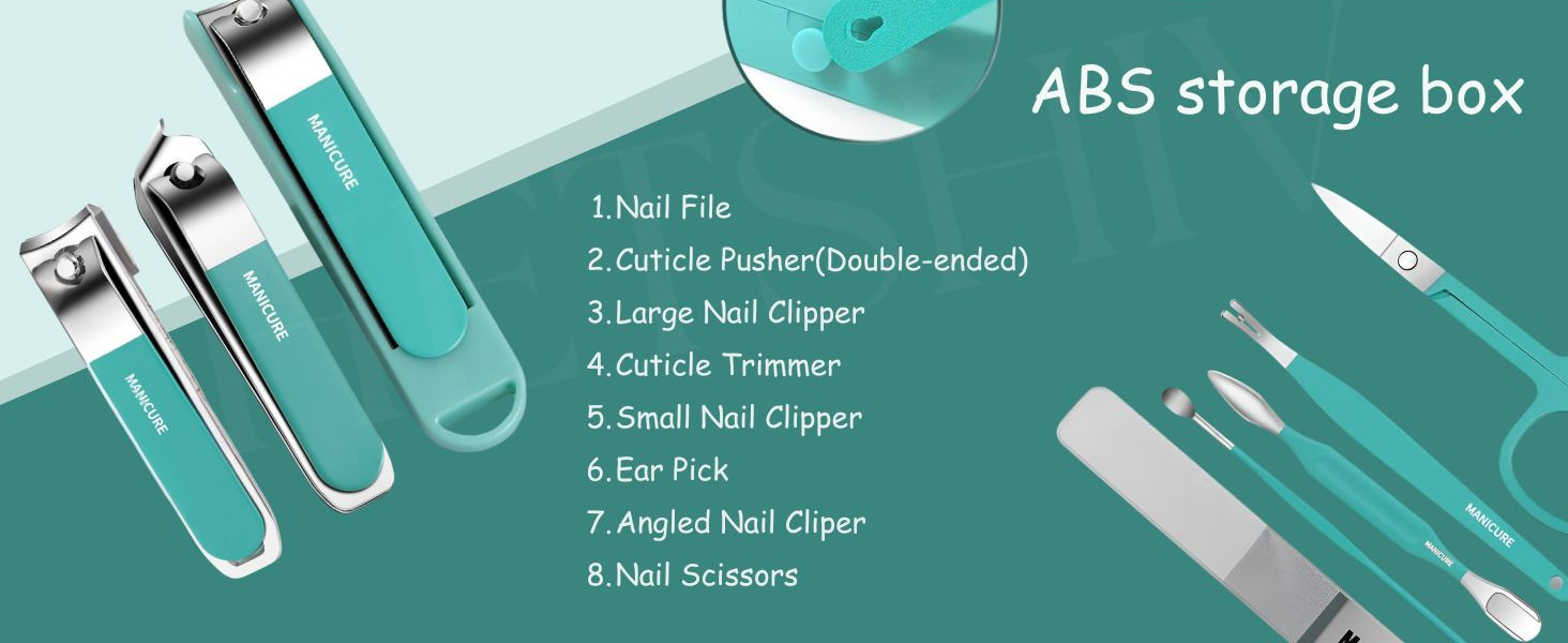 nail scissors and clippers set facial and nail grooming tools kit gift set for women