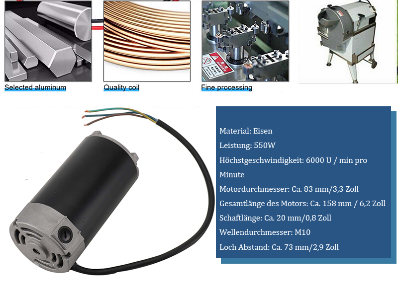 Metall-Drehmaschinenmotor Hochgeschwindigkeit Niederige Lärm für 0618 3B 7x12 7x14 Drehmaschinen