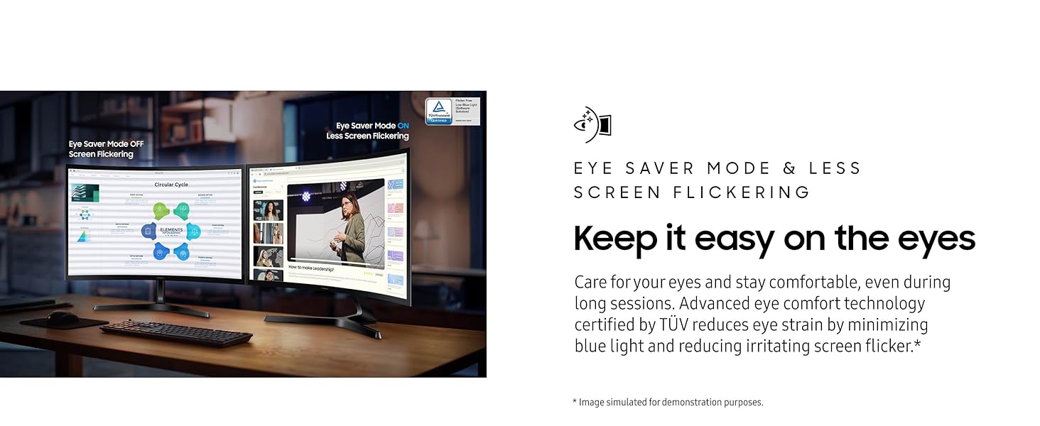 Samsung Essential S3 S36GD FHD 100Hz Curved Monitor