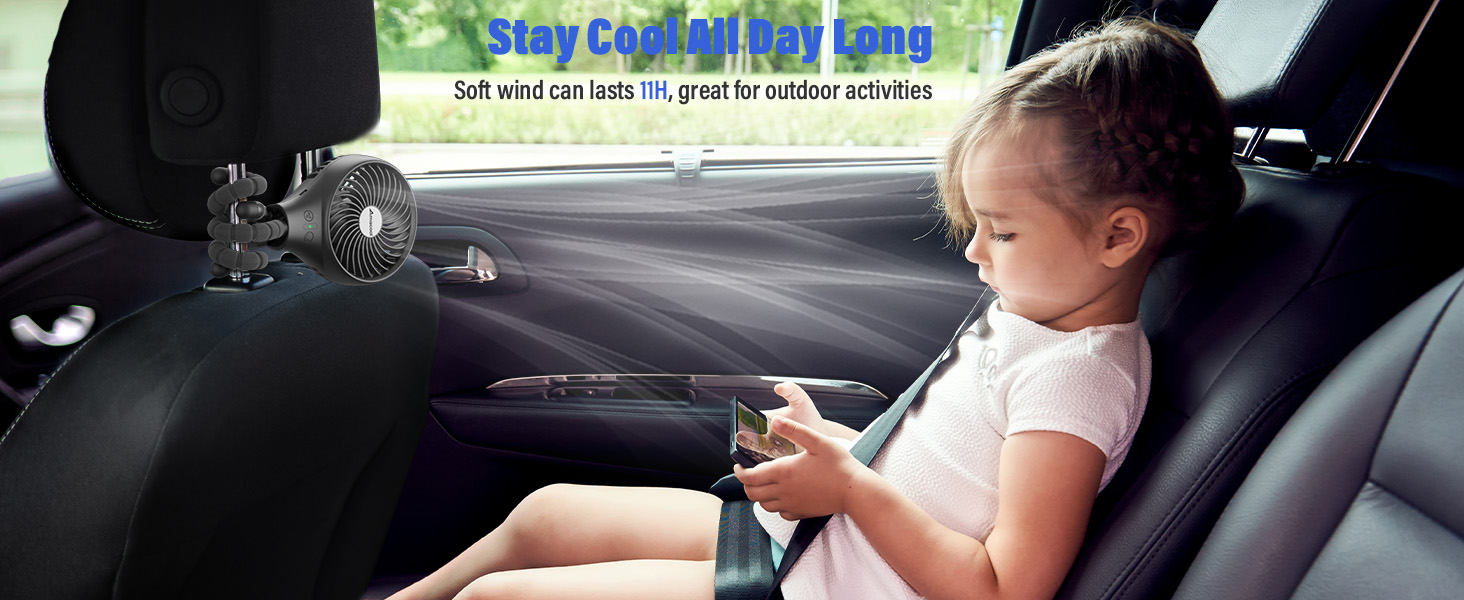 car seat fan