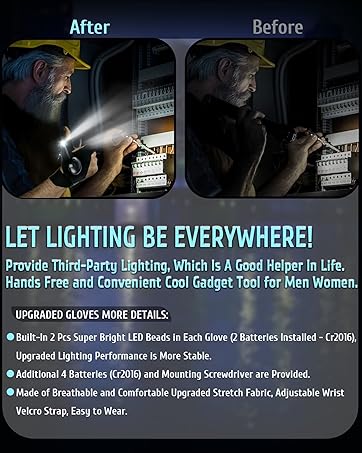 LED Flashlight Glove