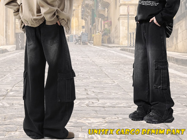 Amazon.com: Men's Baggy Jeans Vintage Cargo Jeans Y2K Hip