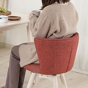 【美品】不二貿易 ダイニングチェア クラム　ファブリック 回転式　2脚セット 美品】不二貿易 ダイニングチェア クラム ファブリック 回転式 2