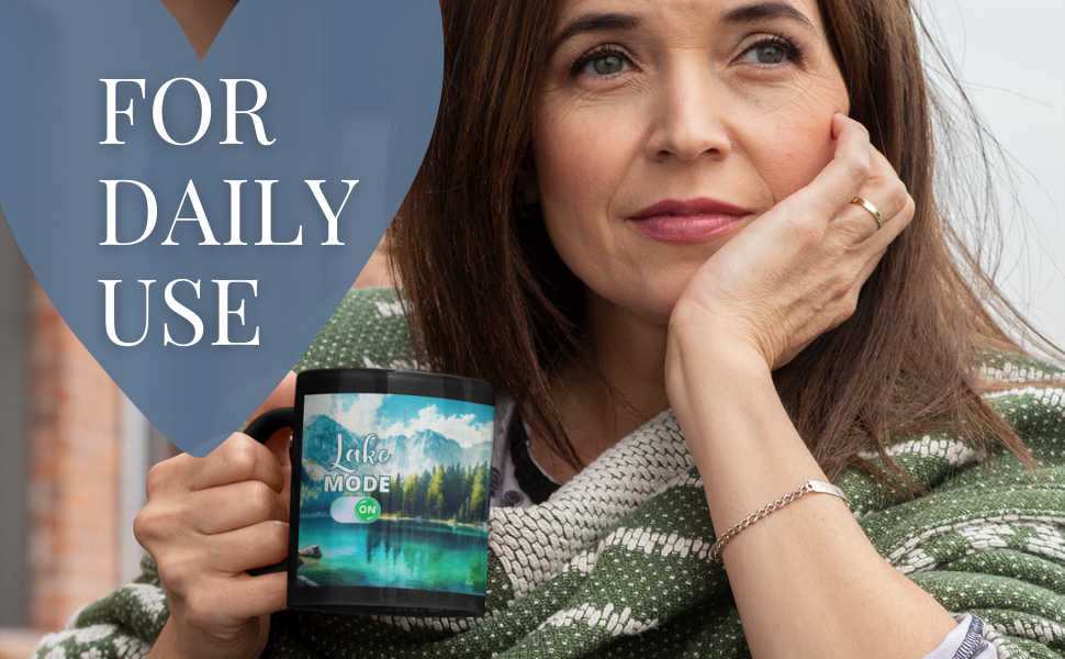 Onebttl Lake Gifts for Women & Men, Lake Mode Coffee Mug