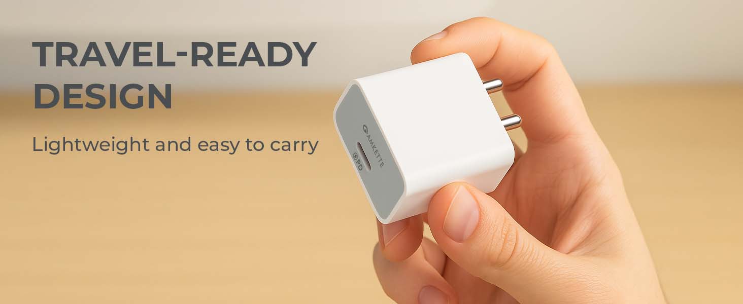 Amkette ChargePro 24W PD Wall Charger