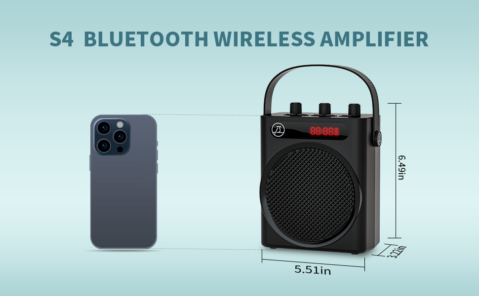 S4 BLUETOOTH WIRELESS AMPLIFIER