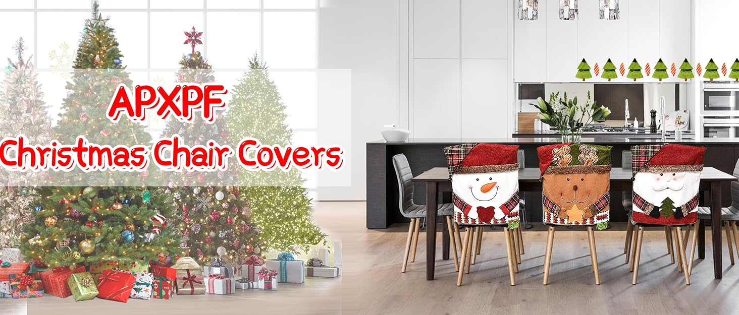 apxpf christmas chair covers