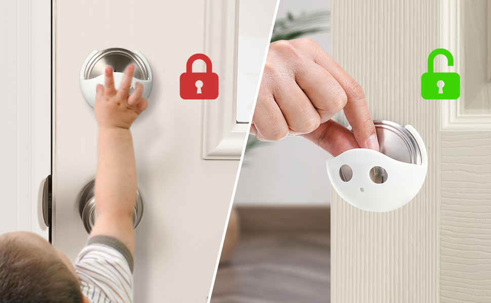 AIEVE Child Proof Deadbolt Lock, 2 Pack Door Safety