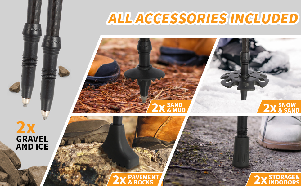 Collapsible Carbon Fiber Hiking Poles