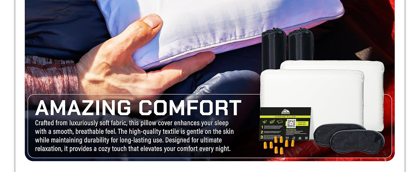 Camping Pillow - 2 Pack