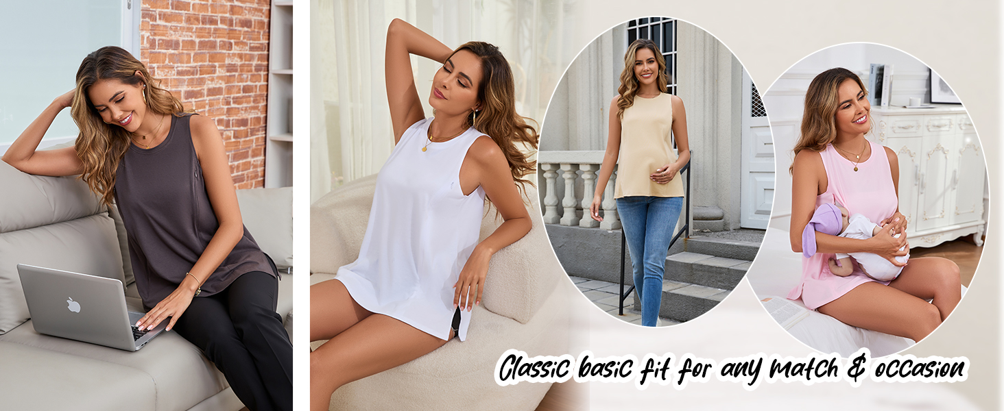 Nursing Tank Tops