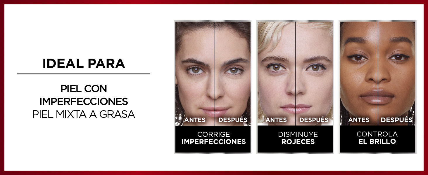 INFALLIBLE MATTE COVER LOREAL PARIS BASE DE MAQUILLAJE ALTA COBERTURA MATTE