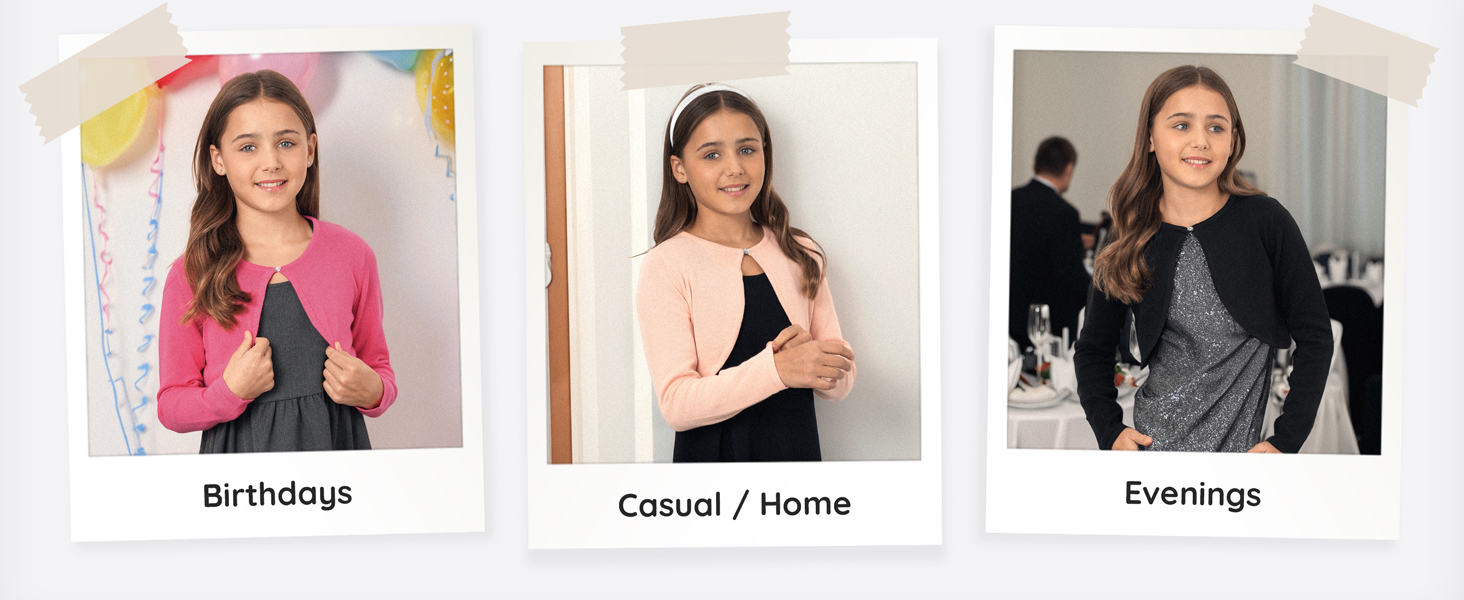 Birthdays, Casual/Home, Evenings