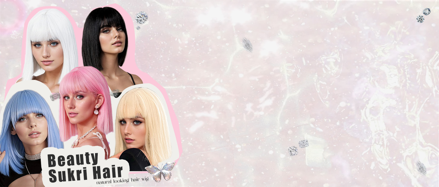 bob wig with bangs