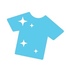 el icono de la camiseta azul sobre fondo blanco