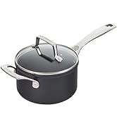 Le Creuset Essential Non-stick Ceramic Saucepan with Glass Lid, 2 qt. 