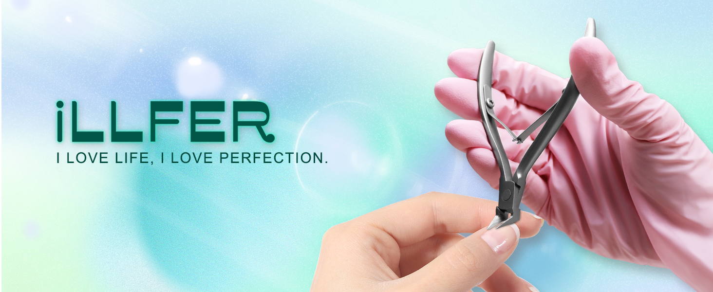 Toenail Clipper Straight Blade for Ingrown and Thick Nails - Stainless Steel and Sharp Pointed Tip
