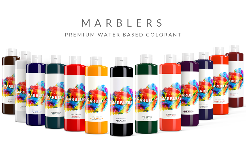 MARBLERS Liquid colorant 11oz (310g) [Snow White] Water