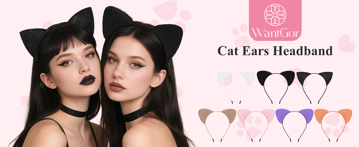 WantGor Cat Ears Headband