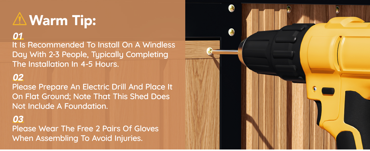  8X6 FT Outdoor Metal Storage Shed