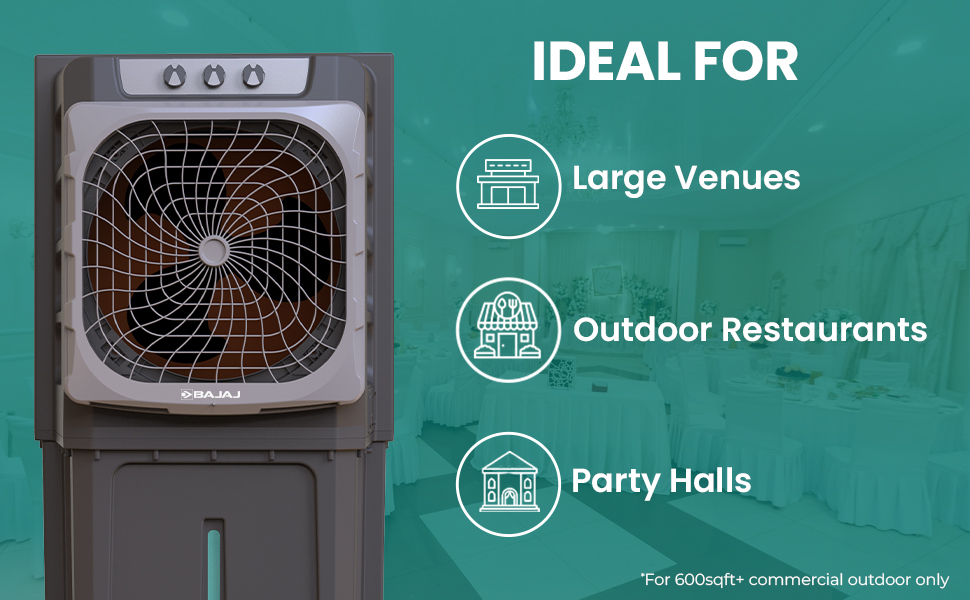 Air Coolers, Air Coolers for Home, Personal Air Coolers, Desert Coolers, Bajaj Air Coolers