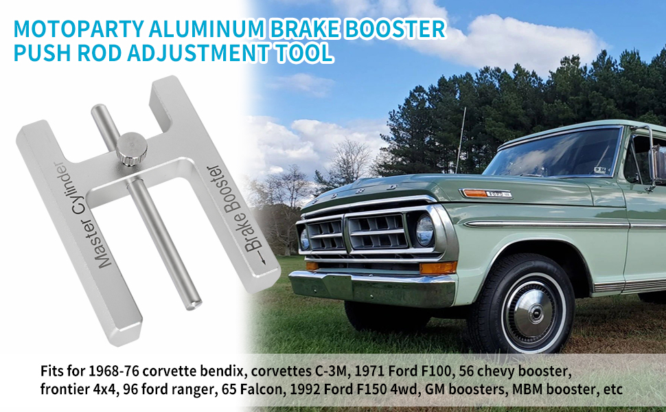 Motoparty Brake Adjustment Tool, Aluminum Brake Booster