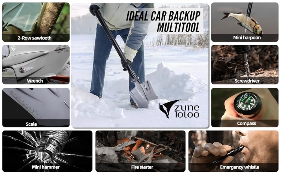 camping shovel survival tools