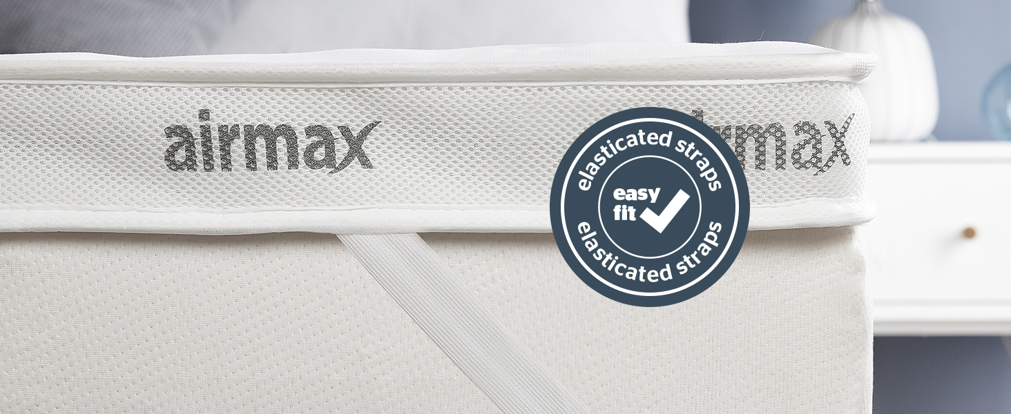 Silentnight Airmax 800 Double Mattress Topper Extra Thick Deep Fitted