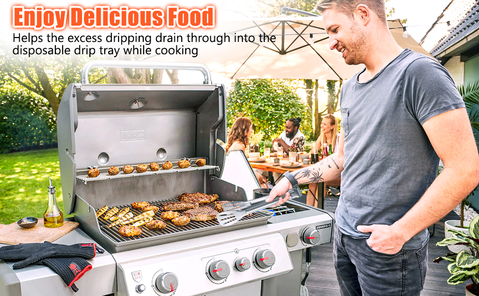 QuliMetal 66040 Grill Heat Deflector for er Genesis II