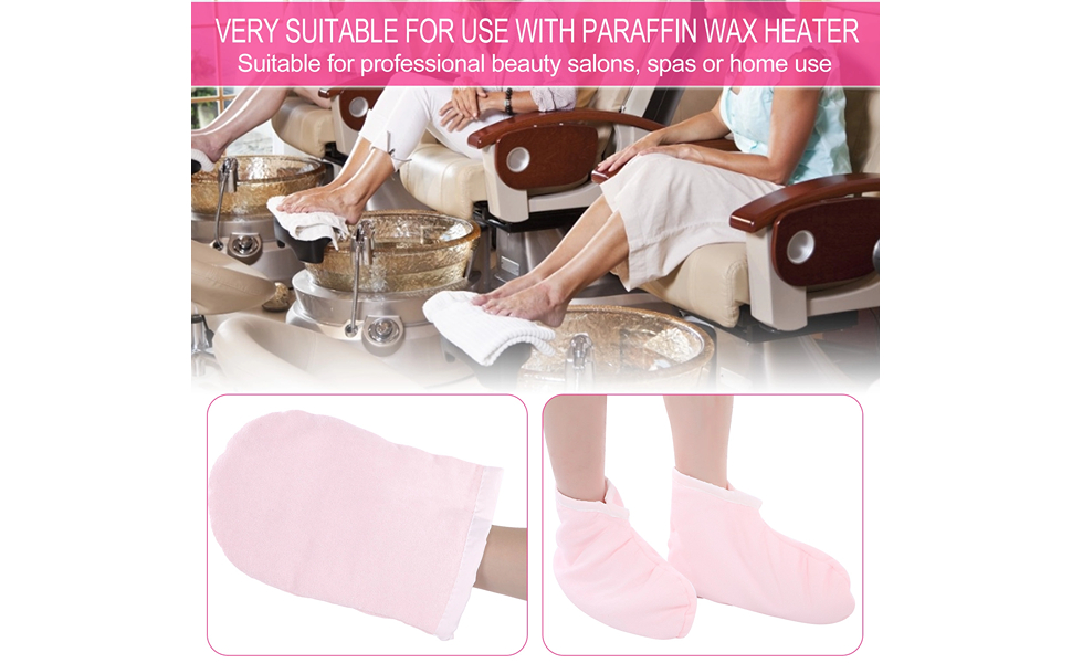 Paraffin Wax Bath Gloves Booties 
