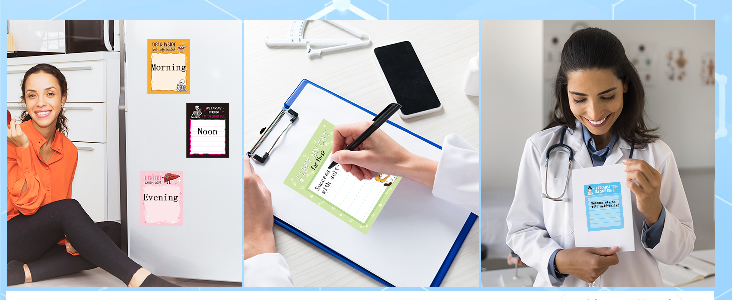 Funny Nursing Sticky Notes 3x4 Inch Nurse Gifts Everything is Fine Post It Notepads