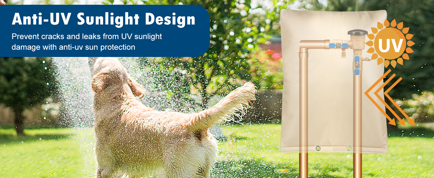 Backflow Preventer Insulation Cover (5°F), Actgan 24"X24" 5