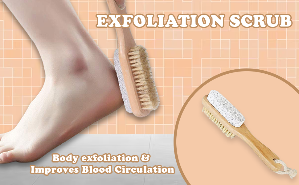 Amzgear Body Brush for Wet and Dry Brushing Gentle Exfoliating for Glowing SkinGet Rid of Your