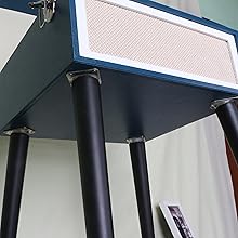 Amazon.co.jp: DLITIME 脚付きレコードプレーヤー スピーカー