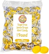 Sugar Free Lemon Drops - Arcor 1lb Bulk Bag of Sugar Free Hard Candy - Delicious Sugar Free Lemon...