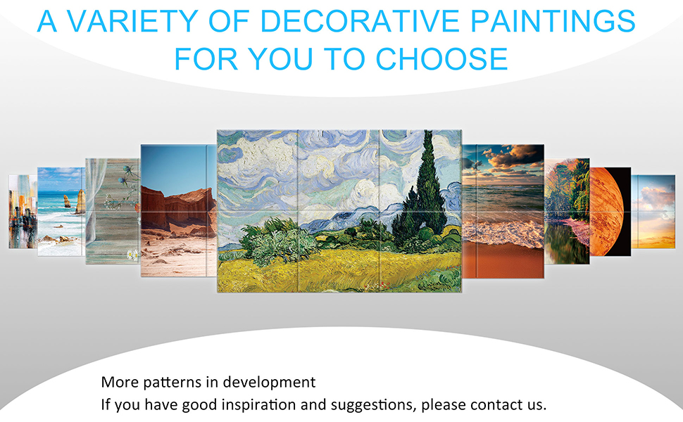 a variety of decorative