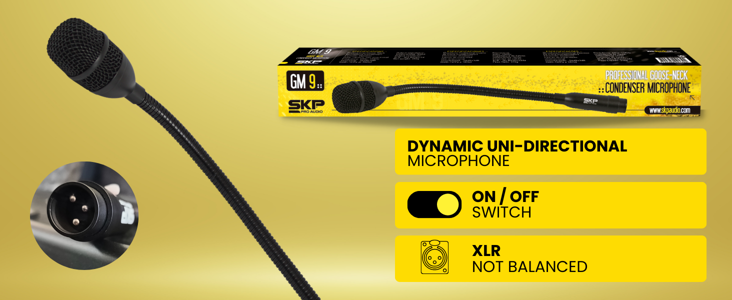 dynamic microphone unidirectional XLR