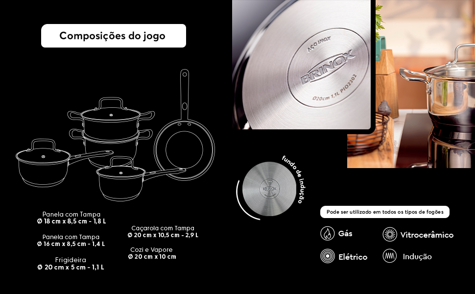 Composições de 4 e 5 Peças