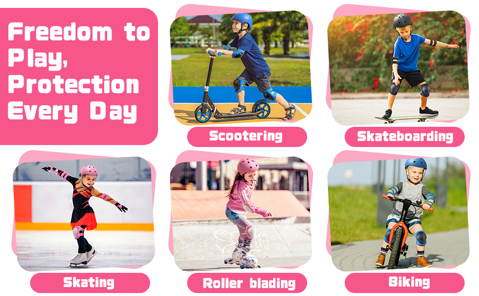 toddler knee pads and elbow pads set